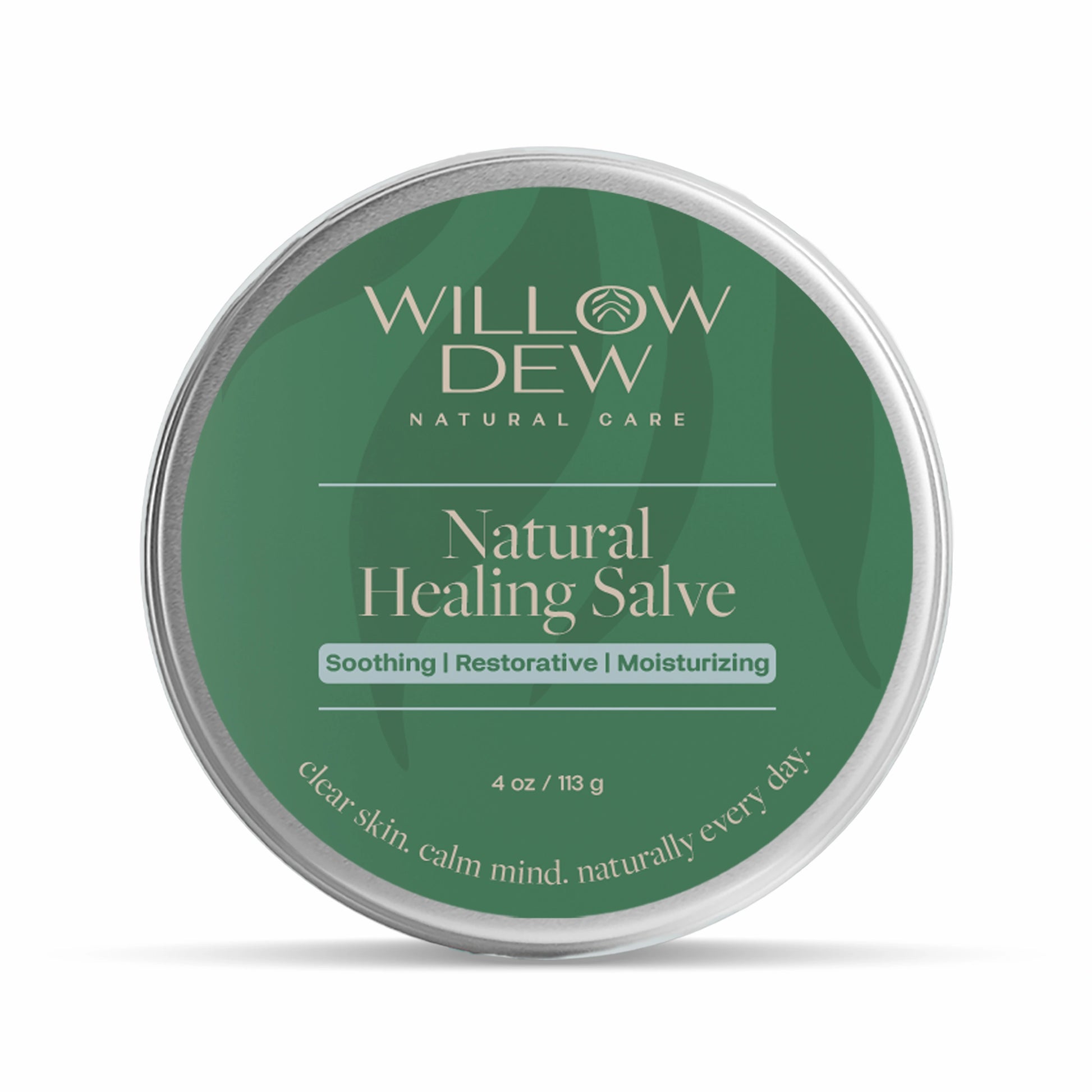 WillowDew Natural Healing Salve soothing restorative moisturizing balm for dry irritated skin